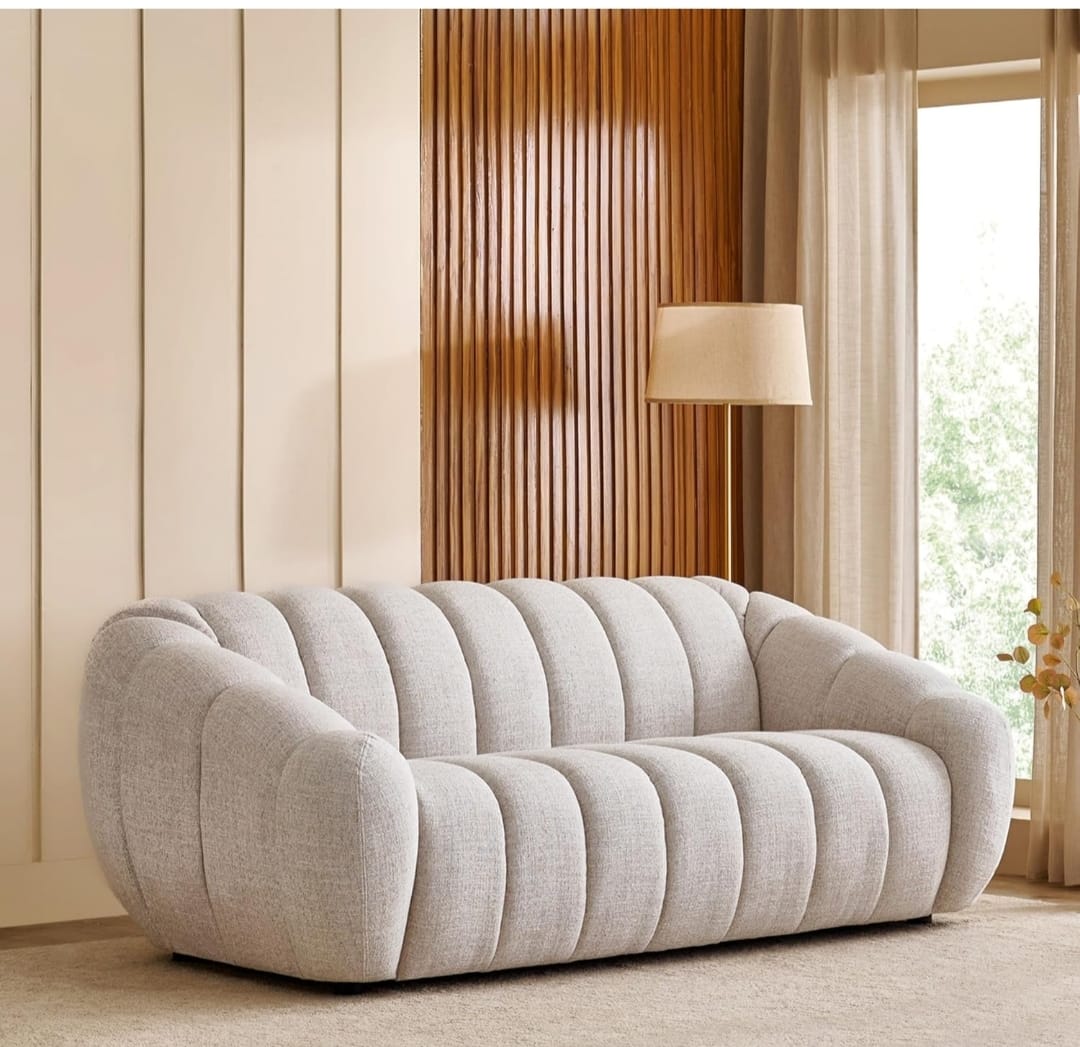 Premium 3 Seater Fabric Sofa – Modern Comfort for Your Living Room