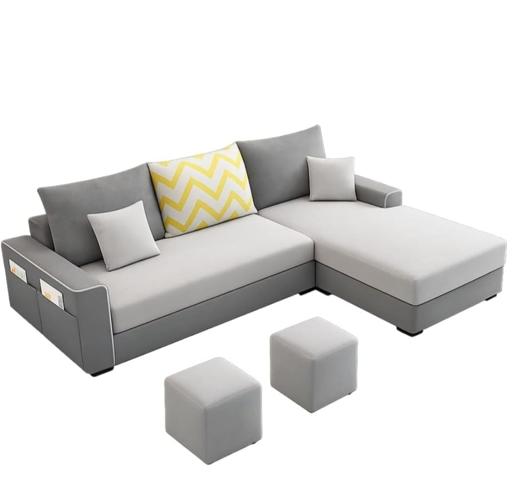 Luxury 4 Seater Fabric Sofa – Spacious & Elegant Living Room Furniture